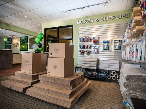 We offer a full line of boxes & moving supplies...
